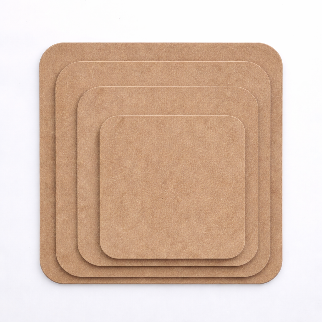 mdf raw round corner square mdf raw round corner square